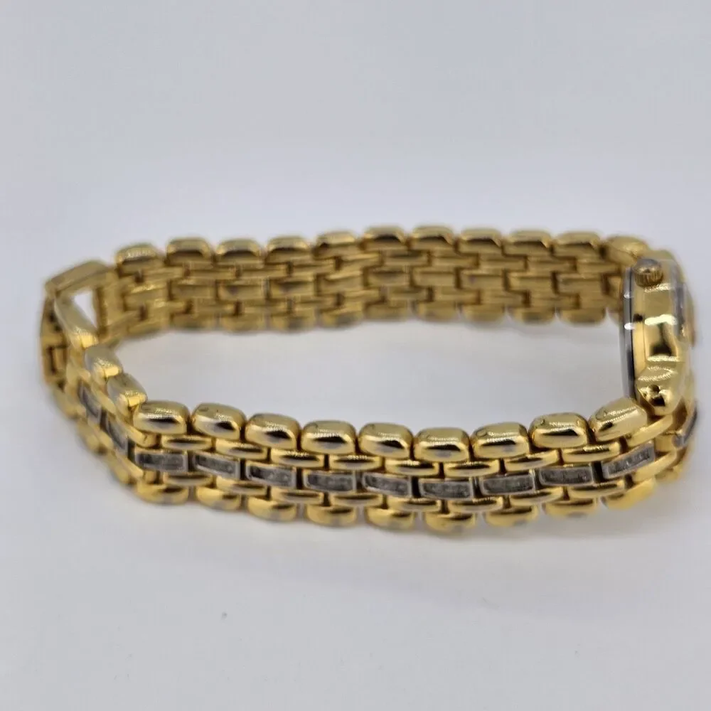 22MM Women's Watch White Dial Two Tone Bracelet‎ Band 6.5